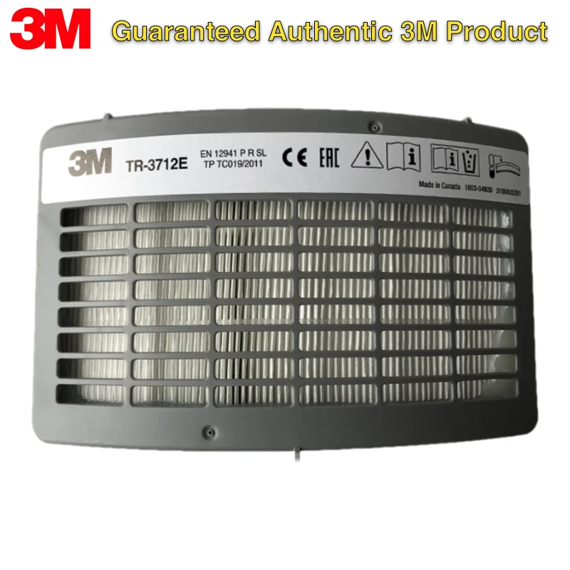 3M TR-3712E P3 Filter for Versaflo TR-300 TR-315E+ PAPR Motor Kit Powered Air Purifying Respirator Particulate Filter Box