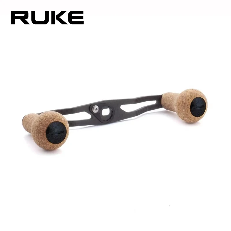 

Ruke Fishing Reel Handle Carbon Fiber Rubber Cork Knob Hole 8*5mm For Abu D Type Length 130mm Fishing Reel Rocker Accessory New