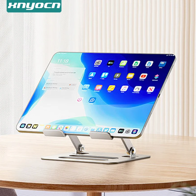 

Tablet Stand Desktop Adjustable Foldable Holder Dock Cradle For IPad Pro 12.9 11 10.2 Air Mini 2020 Samsung Xiaomi Mi Pad Huawei