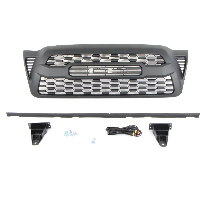 

New 4x4 Off road Auto Parts Other Exterior Accessories LED Bumper Front Grill Car Grille Parilla Fit For Tacom 2005-2011