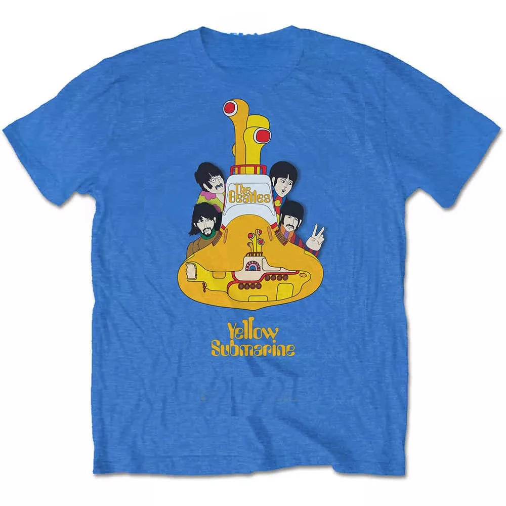 Camiseta informal The Beatles Yellow Submarine, una marca de lujo para hombres y mujeres