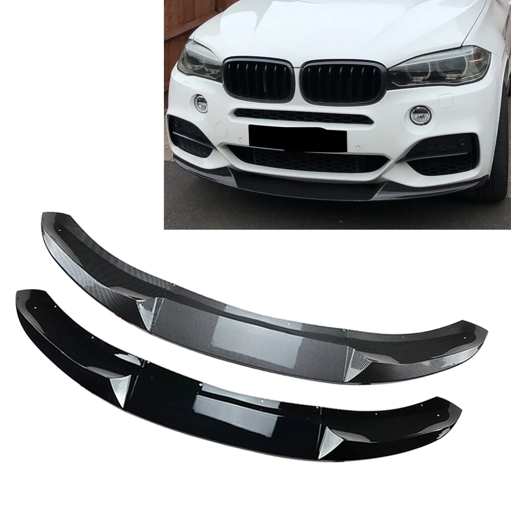 

3Pcs Car Front Bumper Lower Spoiler Splitter Lip Trim ABS Accessories For BMW X5 F15 M Sport 2014 2015 2016 2017 2018