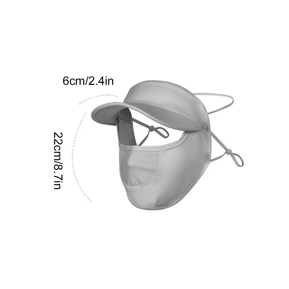 Ijs Zijde Zonnebrandcrème Masker Outdoor Sport Anti-Uv Gezichtsmasker Fietsen Ademende Anti-Stof Gezichtsbedekking Vrouwen Meisjes Opknoping Oormasker