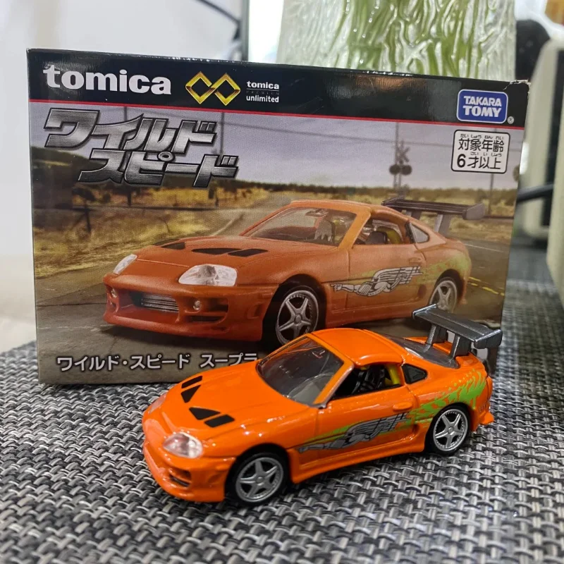 In Stock Original Tomica Premium Tpu03 Fast And Furious Supra Toy Car Alloy Toys Motor Vehicle Diecast Metal Model Toy Gift