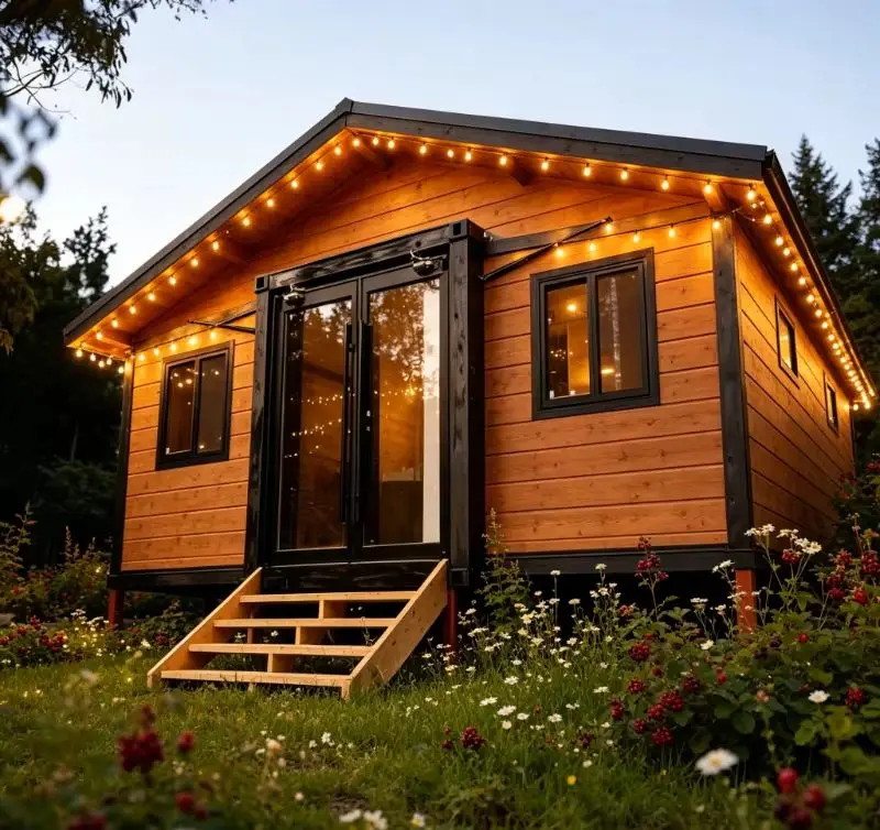 Cheap 40ft Modular Tiny Slide Out Shipping Foldable Bungalow Prefabricated Expandable Container House for Family Living