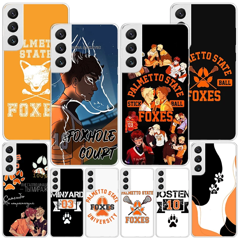 Andreil All For The Game Palmetto State Foxes Phnoe Case for Samsung Galaxy S23 S24 Ultra S22 Plus S21 S20 FE S10E S10 S9 S8 + U