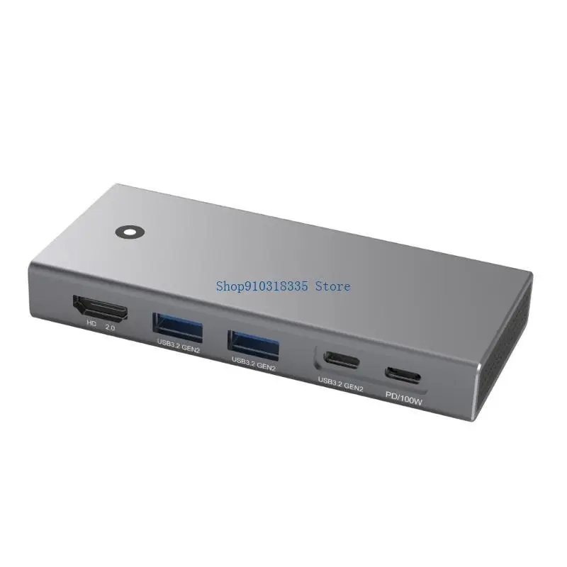  UsbC Hub M.2 TypeC Docking Station 4K Display Fast Charging HDMIcompatible2.0 view 2