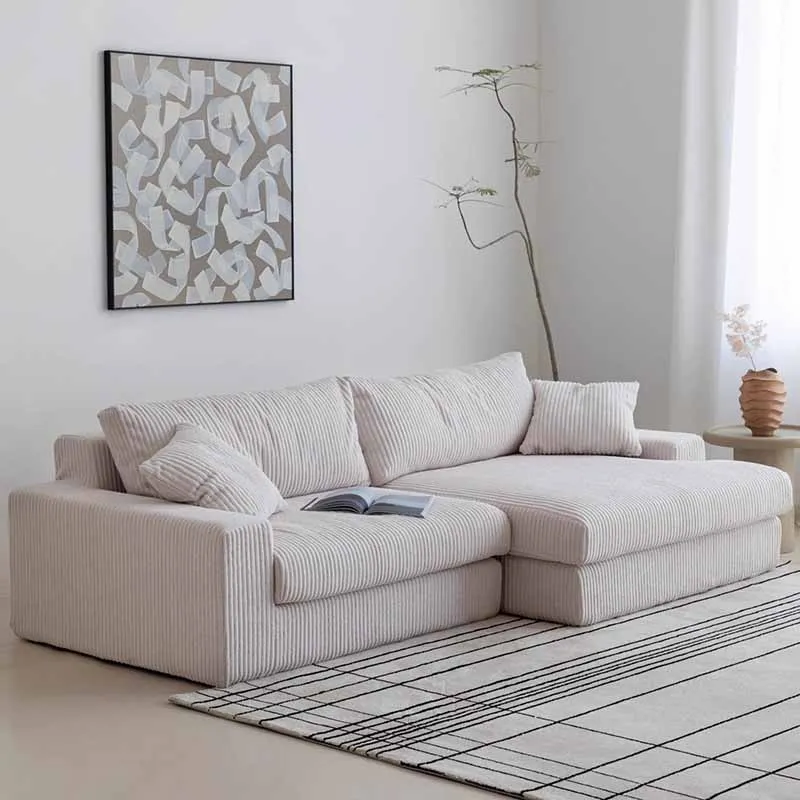 

New Arrival Soft Living Room Sofas Unique Fancy European White Luxury Lazy Sofa Modern Floor Nordic Divano Apartment Furniture