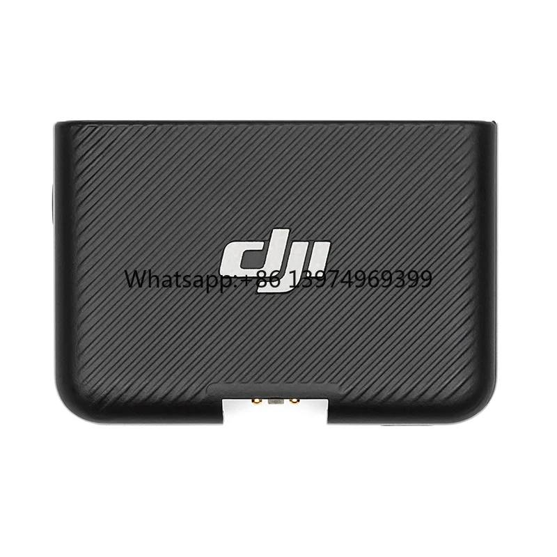 Mic Wireless Microphone for Action 2 OM 5 with Lightning USB-C Ports 250m Transmission Dual-Channel Recording