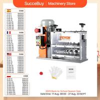 SucceBuy Electric Wire Stripping Machine Cable Stripper 750W 1.5-32mm 10 Channels Acrylic + Aluminum Scrap Copper Recycling