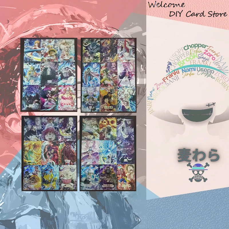 Japanese Anime ONE PIECE Card Set Boa Hancock Shirahoshi Carrot Yamato Nefertari D.Vivi Vinsmoke Reiju Collectible Cards