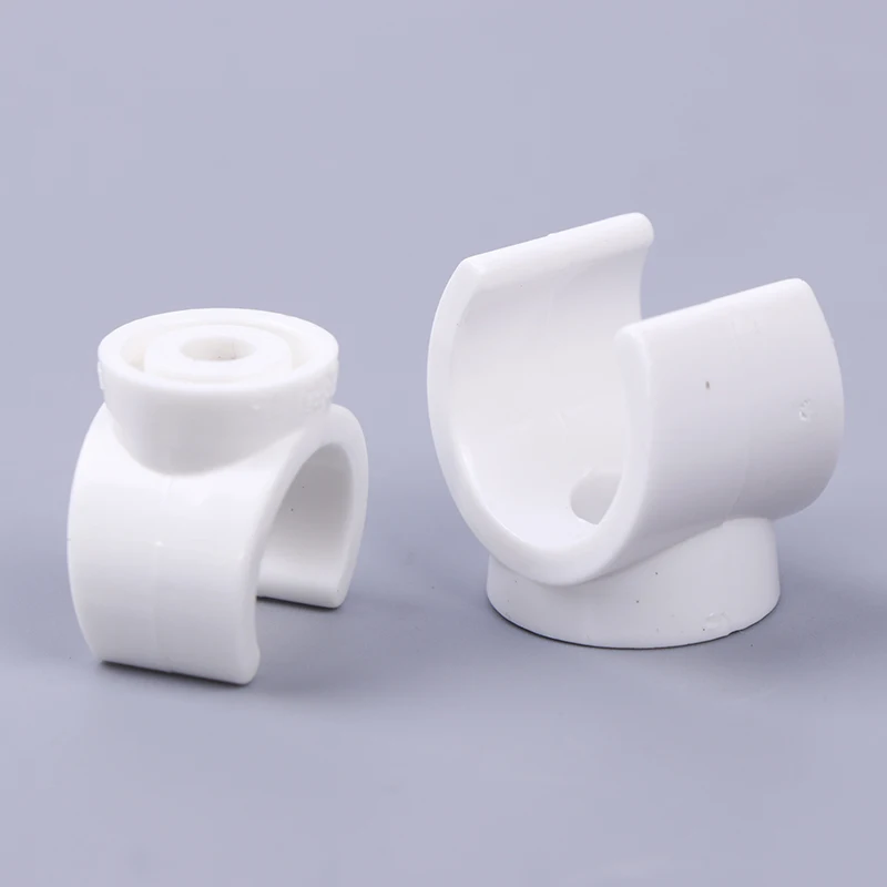 20 ชิ้น 20 มิลลิเมตร PVC ท่อ Clamps คลิปเชื่อมต่อ Fit สําหรับ 0.5/0.79 นิ้ว OD ทีวีถาดท่อท่อแขวนสนับสนุน Pex ท่อ