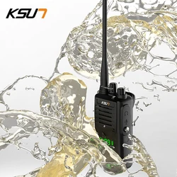 KSUN Walkie Talkie Waterproof Walkie Talkie Long Range Communication VHF Radio Professional Transceivers Radio For Kayak P85