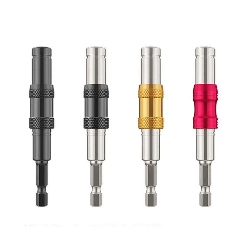 Drill Bit Holder Magnetic Swiveling Bit Tip Holder Set Drill Bit Extension Pivot 1/4 Inch Hex Quick Release Pivoting Screwd