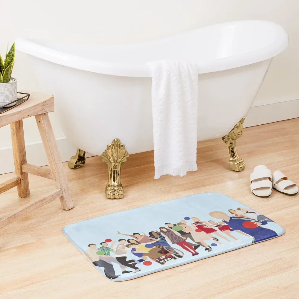 

Glee Characters Bath Mat Non-Slip Pad Carpet Living Room Carpets For Bathrooms Carpet For Bath Anti-Skid Mat