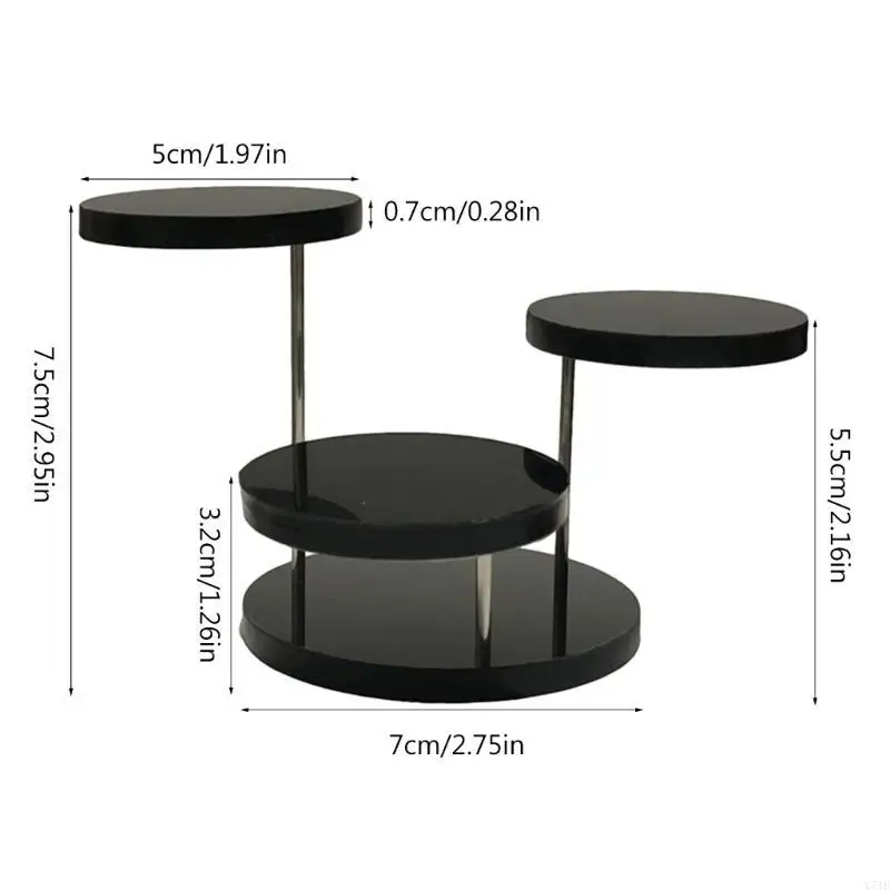 Stylish Jewelry Holder Acrylic Rings Display Stand Jewelry Storage for Rings Earrings Bracelets