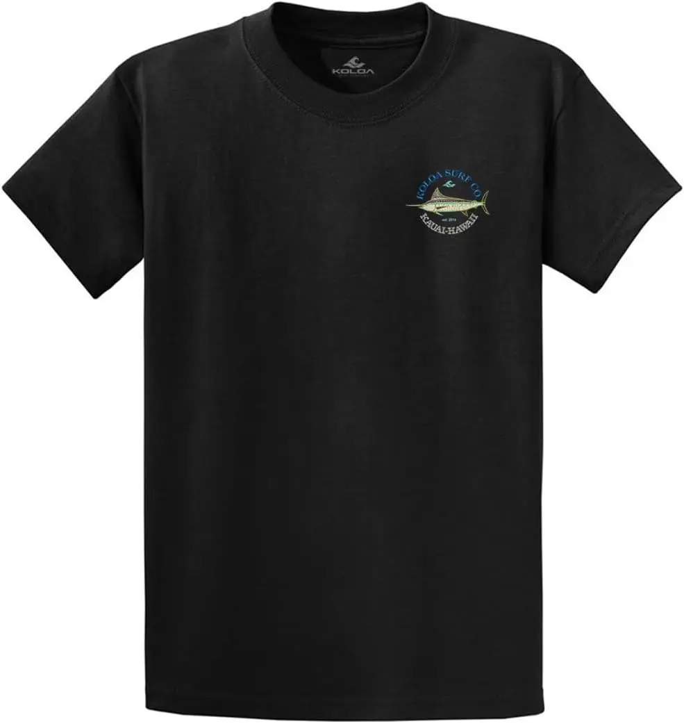 Koloa Surf Mens ol' Koloa Logo Heavyweight Cotton T-Shirt in Reg Big and Tall