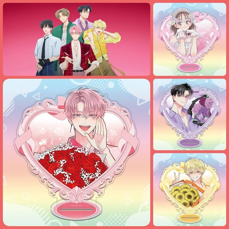 Tamon's B-Side Anime Mini Acrylic Stand Fukuhara Tamon Figure Stand Plate Cosplay Prop Decor Cartoons Gifts 10cm