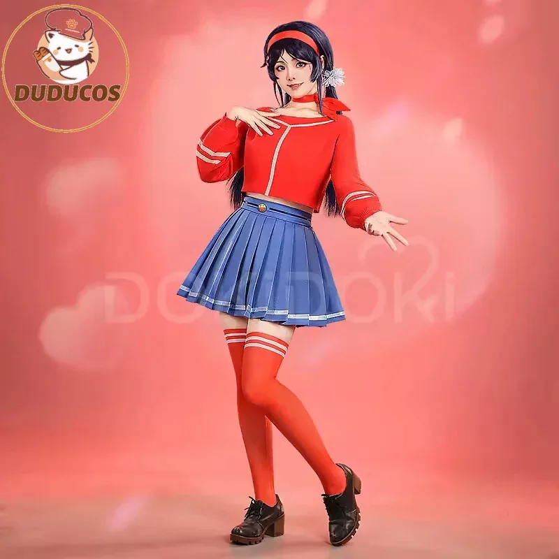 

Mita Cosplay Costume Game MiSide Cosplay DUDU-R Women Cute Dress Uniform Mita Cosplay