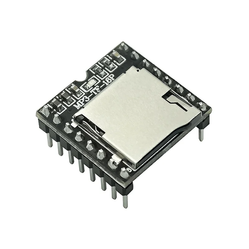 

10pcs/Lot Open Source Mini MP3 Player SD-TF-18P Mini Player Development Module For Arduino DFPlayer