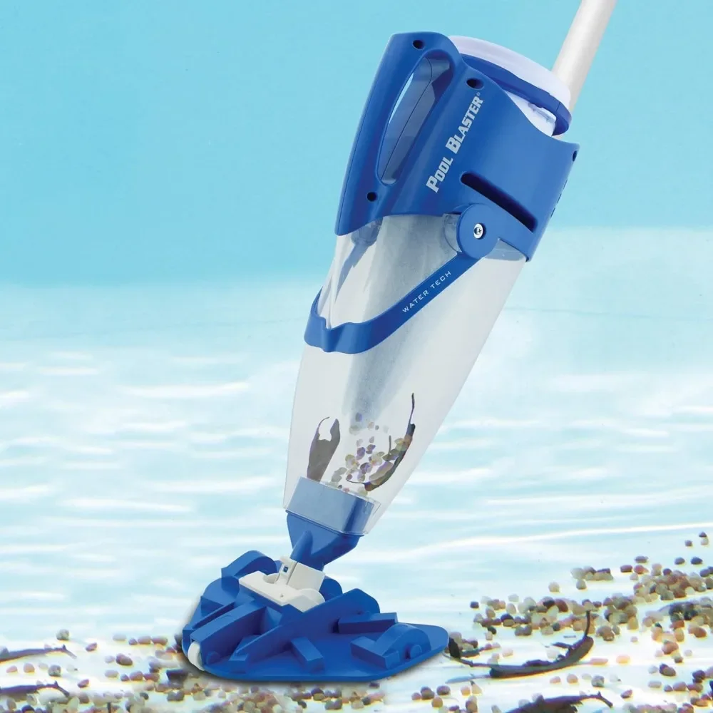 Aspirateur de piscine sans fil avec jeu de poteaux, capacité de débris XL et filtre avancé, déterminer le nettoyeur de piscine aste pour le sable et les feuilles