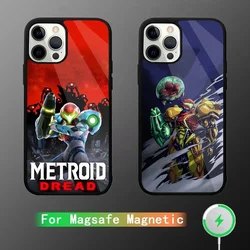 Custodia per telefono Game Metroid Drake per iPhone 15,14,13,12,11,Plus,Pro,Max Mini Magsafe ricarica Wireless magnetica