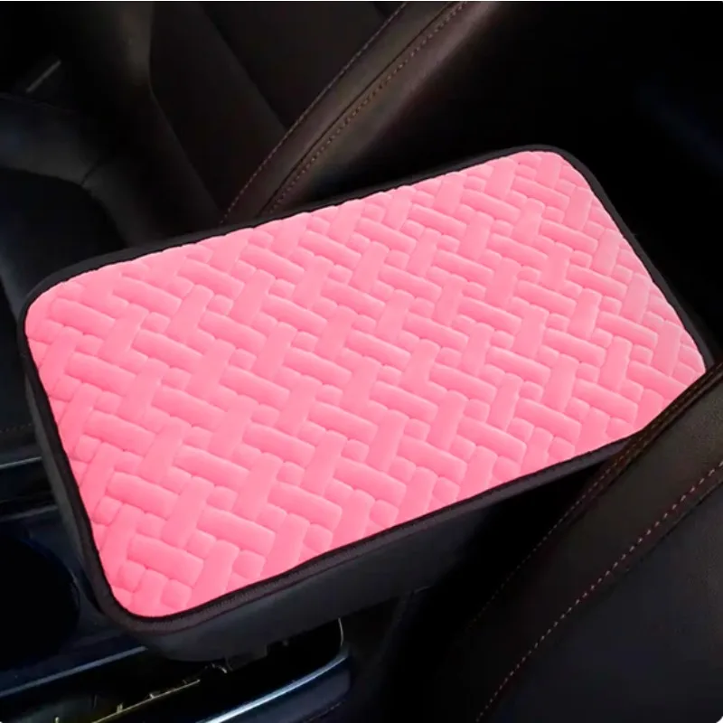 

Central Armrest Pad Protective Cover Car Armrest Pad Armrest Box Pad Cover Universal Type Softness And Comfort
