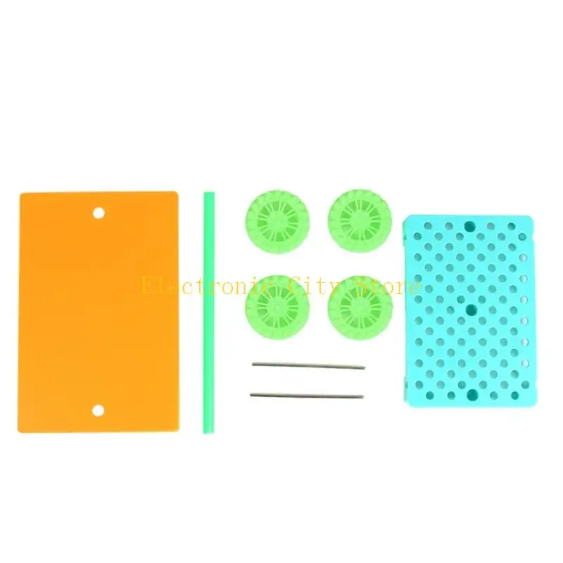 Hands On Rakitan Kendaraan Energi Angin Bertenaga Angin Mainan Mainan Set untuk Kid Hu8d