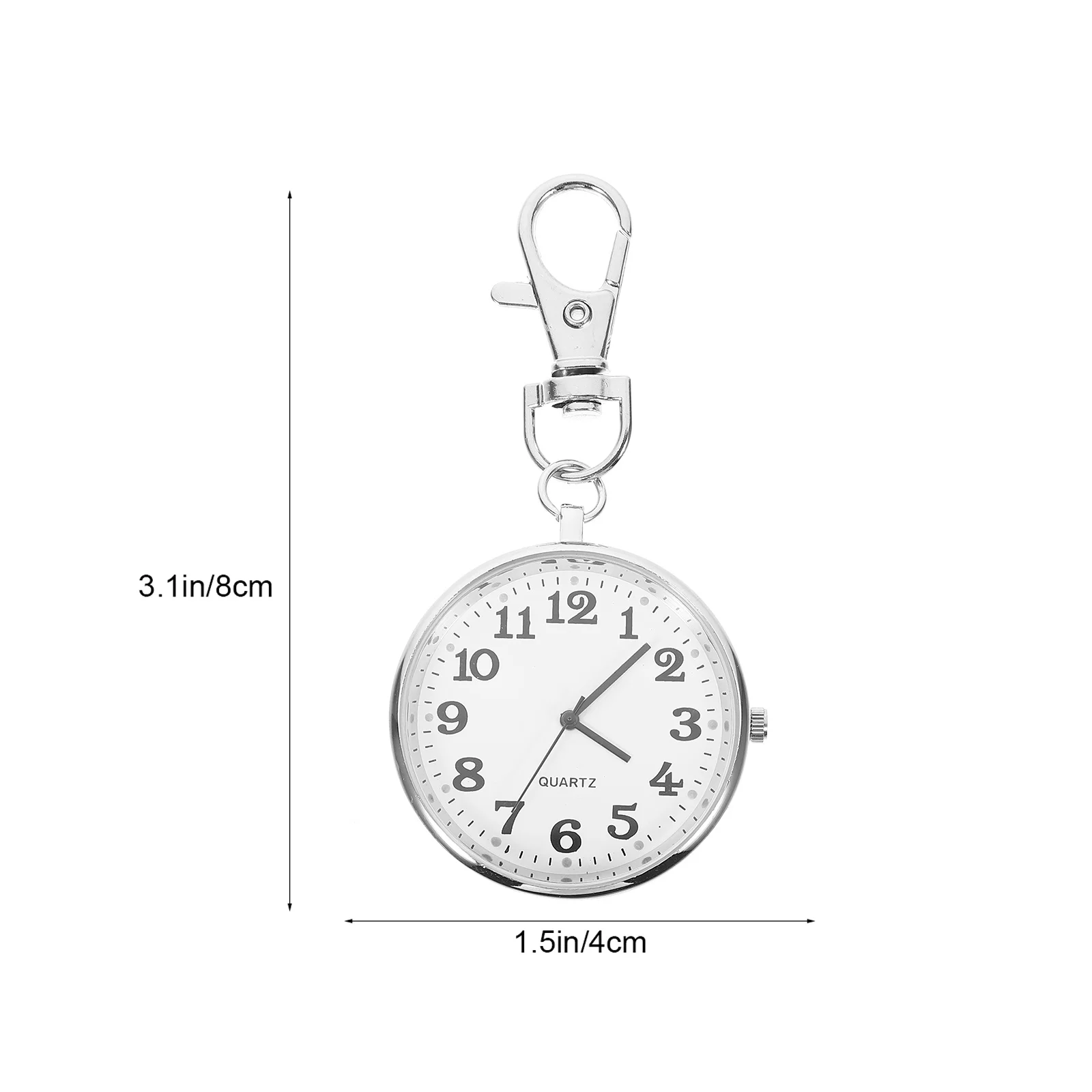 قطعتان من قلادة ساعة الجيب الأنيقة للرجال والنساء، حركة ممتازة، هدية وقت دقيق، حفلة يومية، تسوق فضي ذهبي #2