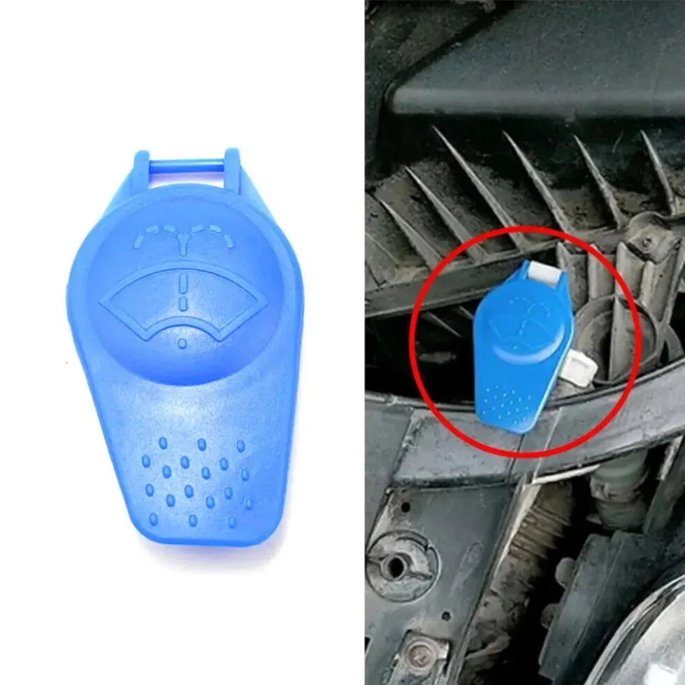 1Pc Car Wiper Reservoir Bottle Lid Cover Car Windscreen Washer Bottle Cap for Ford Focus C-Max Kuga Mondeo 4 S-Max Galaxy WA6