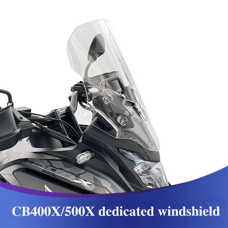 لهوندا CB400X تعديل الزجاج الأمامي المرتفع cb500X ملحقات الزجاج الأمامي هوندا cb400X Cb500X تعديل الزجاج الأمامي المرتفع