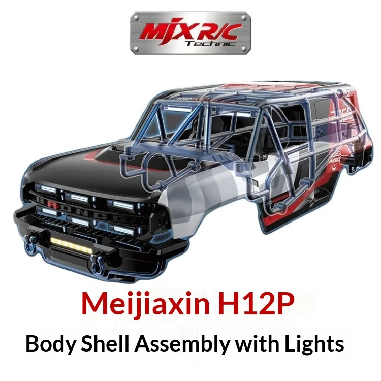 MJX H12P H12Y remote control car Original accessories Car shell Including lights spare tire remote control Chassis armor Rc