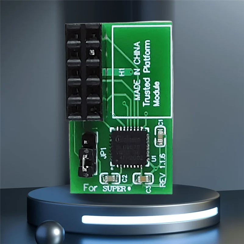 Modulo SPI Modulo TPM 2.0 Piattaforma affidabile Modulo piattaforma affidabile orizzontale TPM 2.0 per Supermicro-AOM-TPM-Parallel(B)