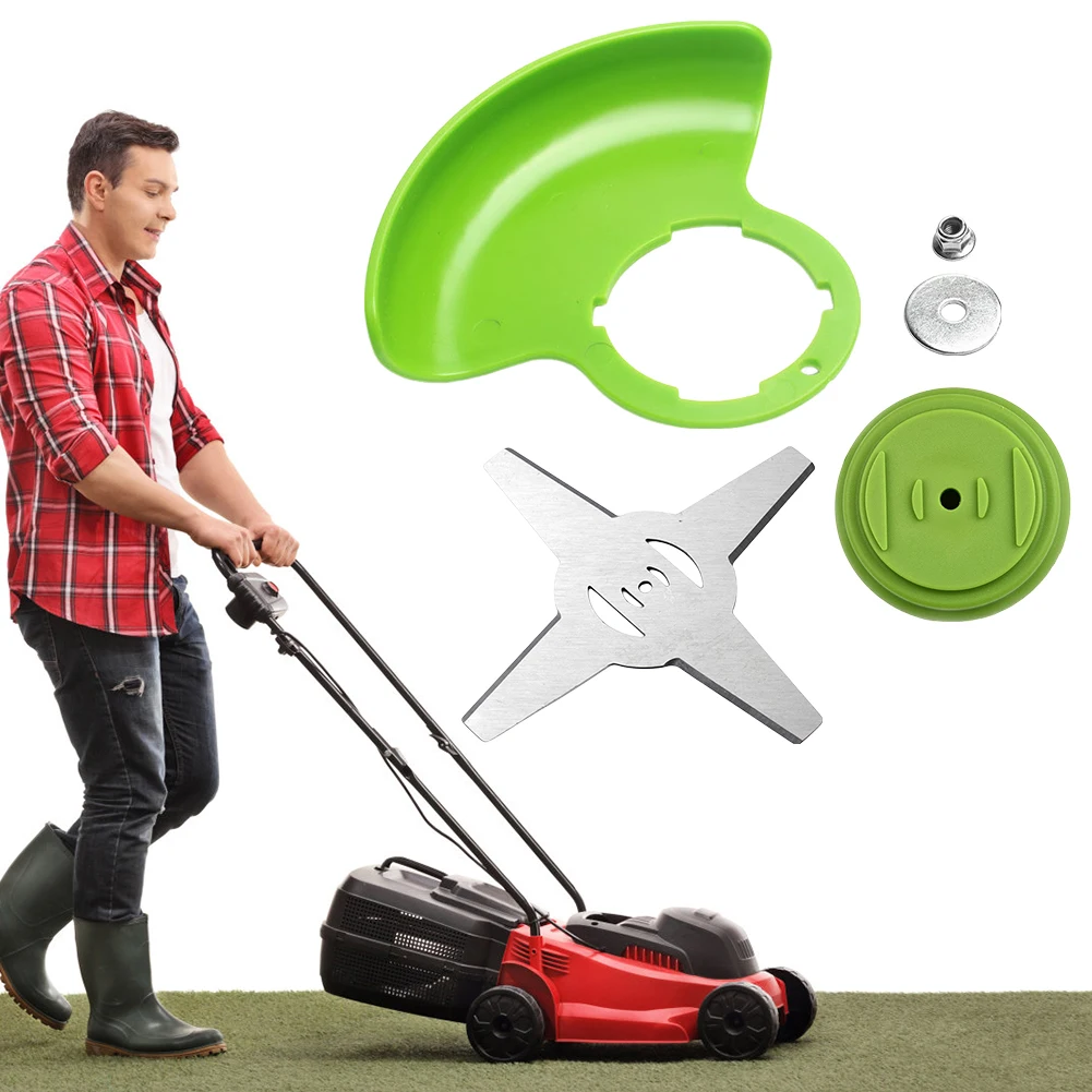 

Grass Trimmers Saw Blade Plastic Cover Grass Guard Baffle Plastic Grass Trimmer Cover and Blade Garden Power Tools Attachment