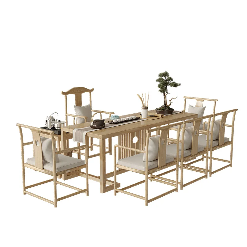 Mesa de té kung fu de color de registro combinado, mesa de centro moderna y sencilla, burbuja de oficina