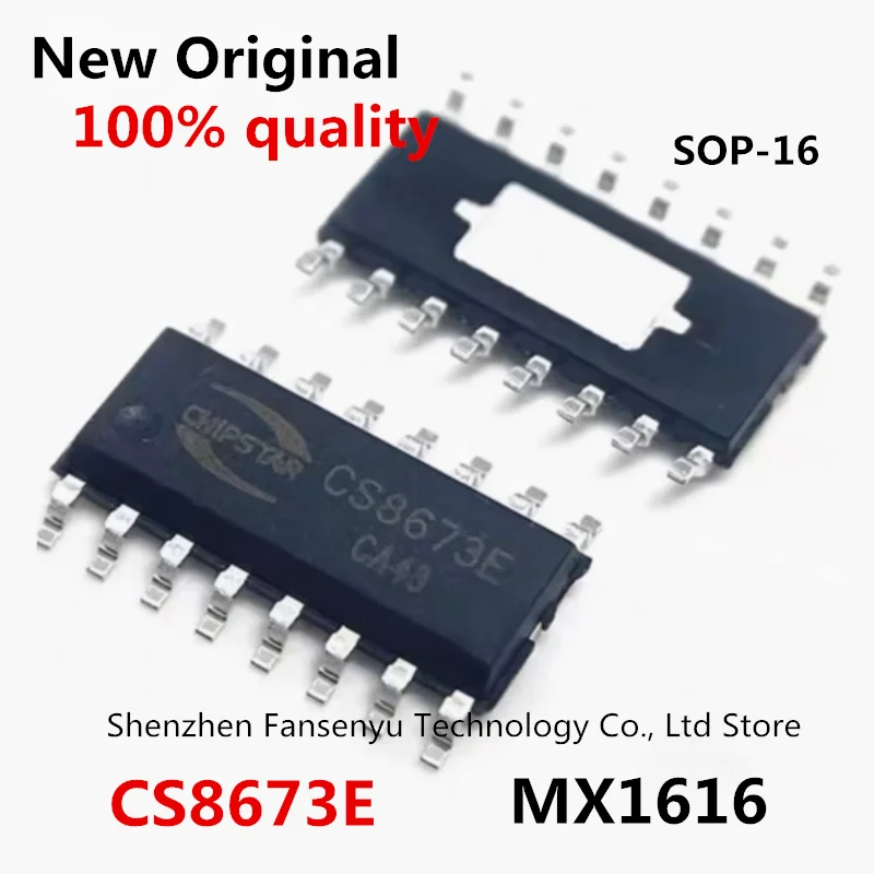 (5 piezas) 100% nuevo conjunto de chips CS8673E MX1616 sop-16