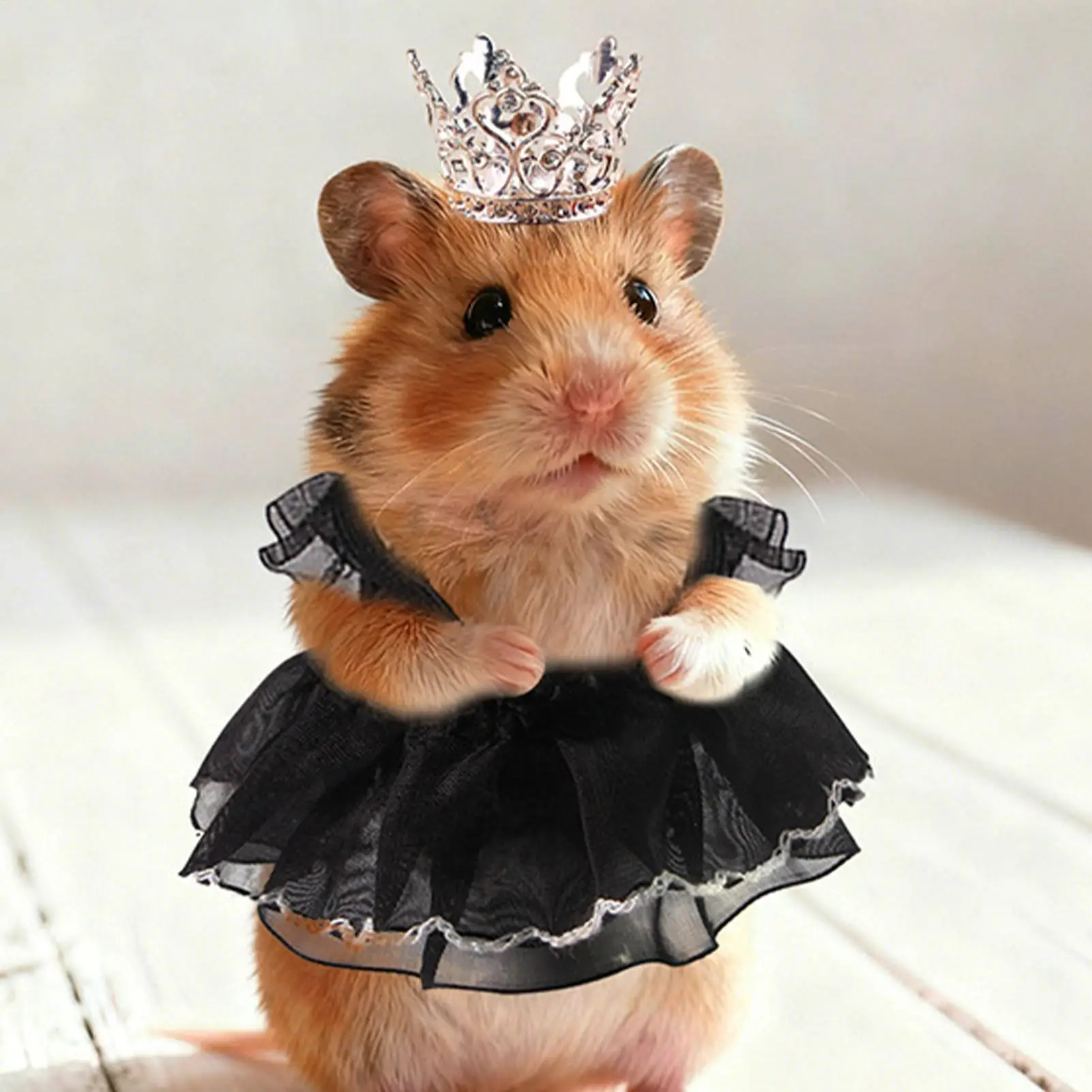 Mini vêtements d'hiver pour Hamster, vêtements pour petits animaux domestiques, hérisson, ours doré en soie, manteau, Cape, jupe / Produits pour animaux de compagnie