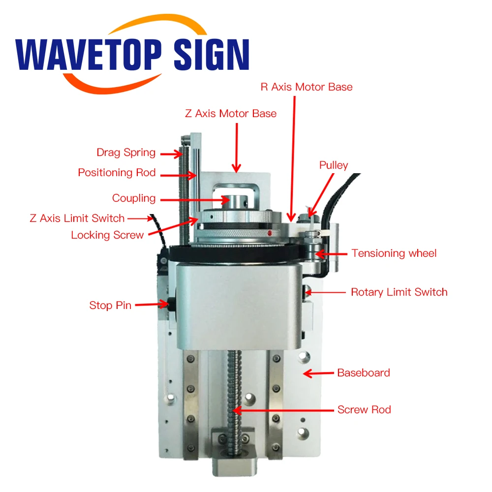 SignkoRay CNC Vibrating Knife Single Seat Lift 100mm For CNC Vibrating Knife Cutting Machine