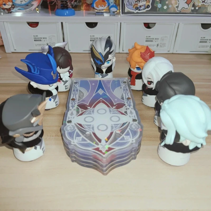 Mihoyo Suplay Genshin Fatui Harbinger Blind Box Anime Figur Sammlerstück Mystery Ornament Trendiges Spielzeug & Hobbys Geschenk