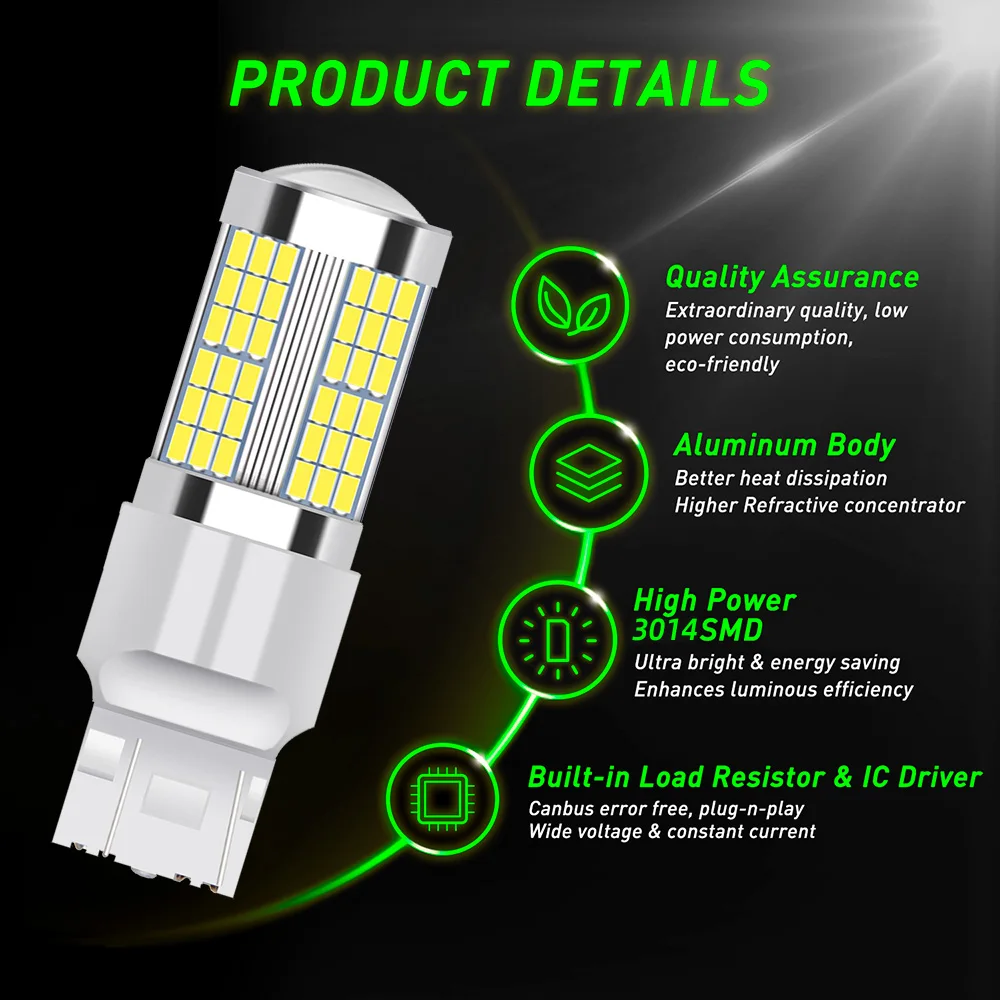 2 قطعة P21/5 واط سيارة LED Blubs النهار تشغيل أضواء DRL Canbus خطأ مجاني لسيتروين C4 MK2 B7 هاتشباك فان NC DS4 NX