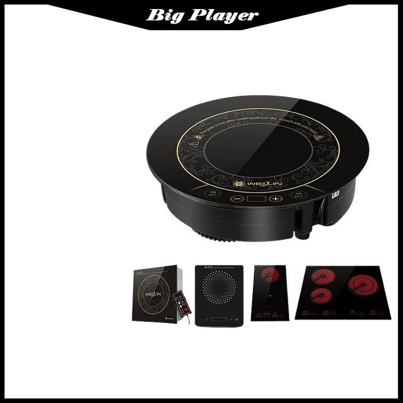 المنزل التجاري المخفية بلاطة الصخور التعريفي فرن مخفي 1-4 مصدر الفرن متعدد الرؤوس #2