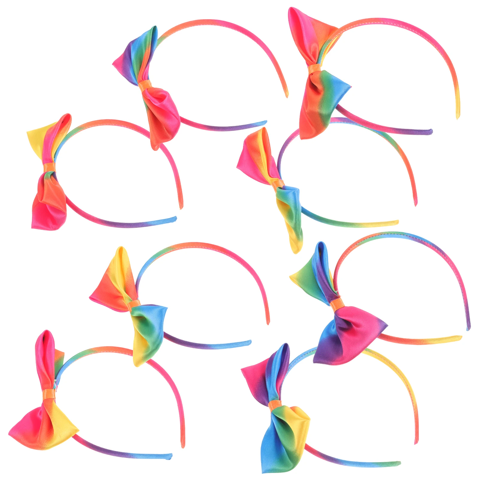 

8Pcs Hair Hoop Women Bowknot Girls Headb Breathable Comfortable Durable Daily Wear Party Ceremonies Accessories Hair Care