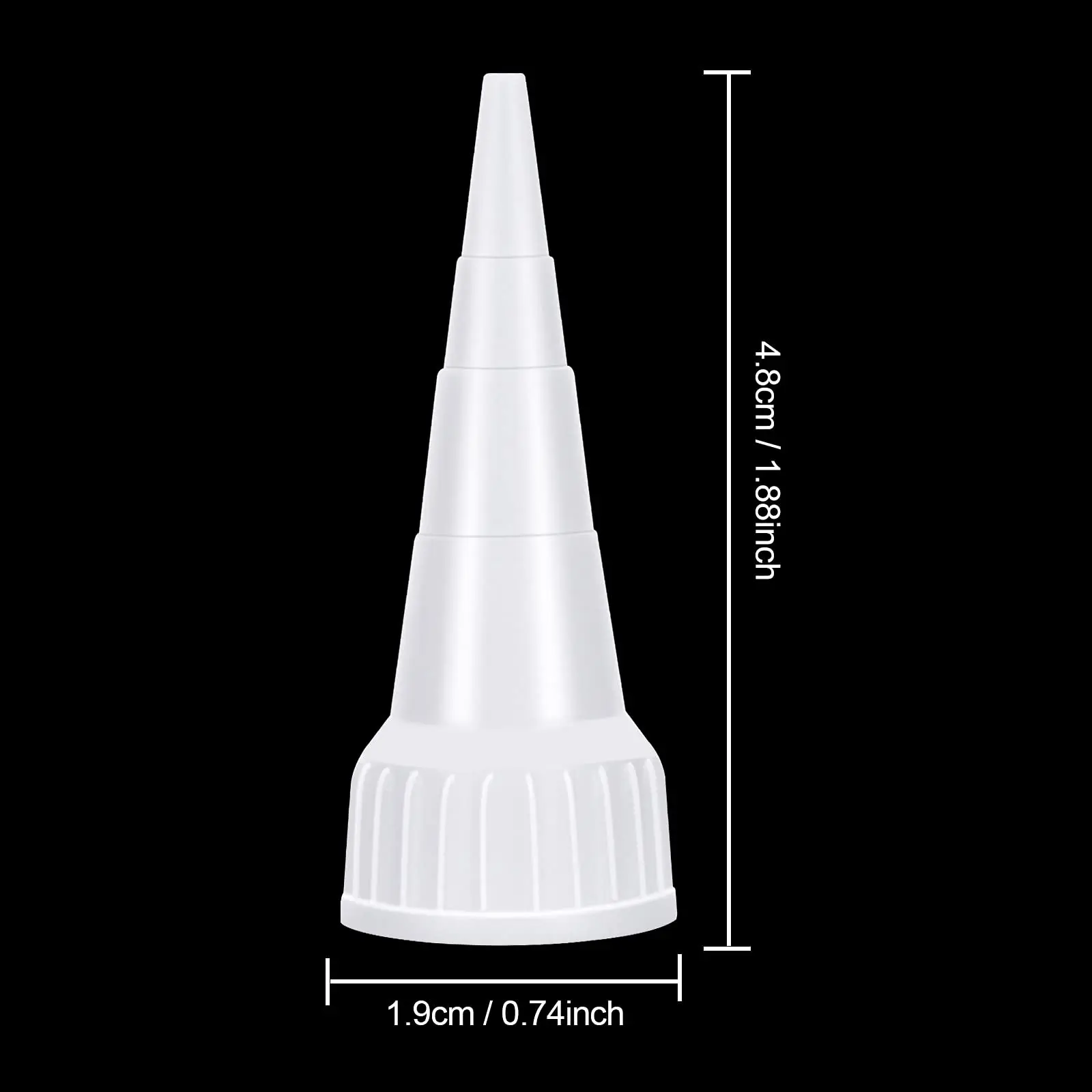 Snip Tip Nozzle Tip Applicator For 100ML Glue Fits Sharp Nozzle Snip Tip Applicator Adhesive Tube Tips Cap for E6000 Craft Glue