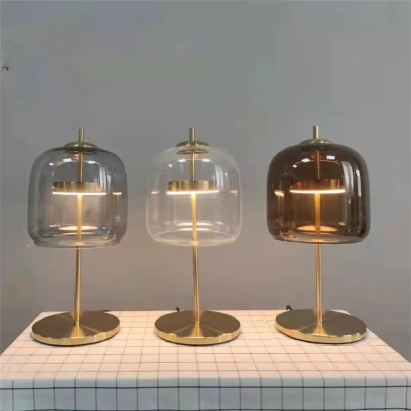 

Nordic modern Led desk lamp simple library living room bedroom bedside lamp