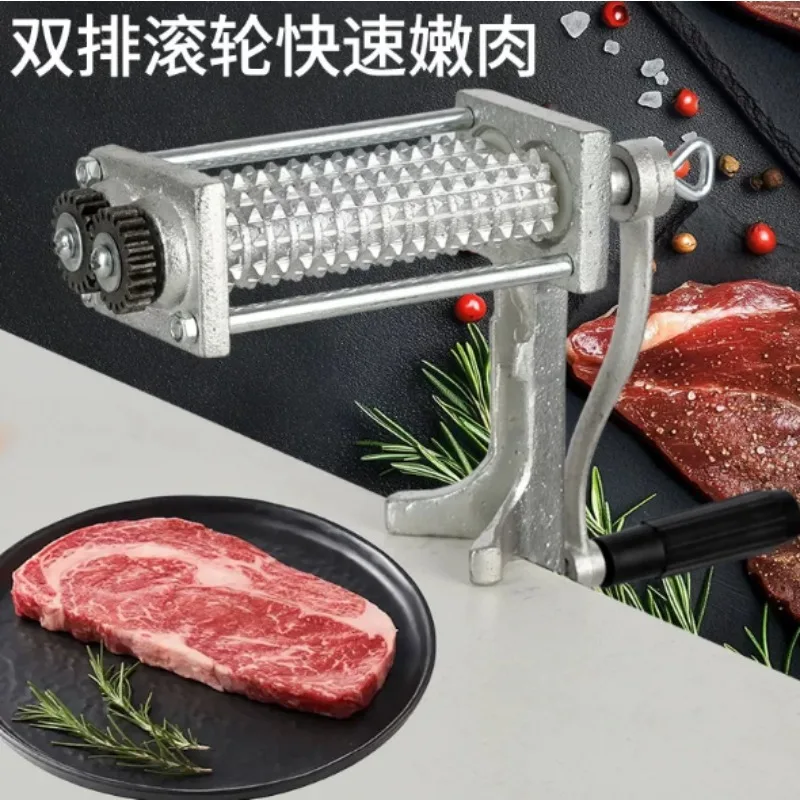 Cast Iron Hand Meat Tenderizer Kitchen Steak Softener Household Beef Flatten Cooking Gadget