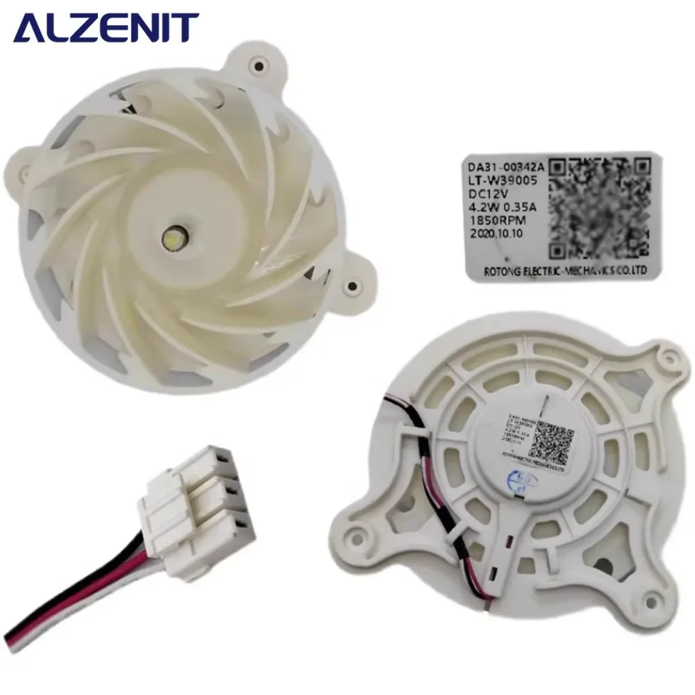 New For Samsung Refrigerator Cooling Fan DA31-00342A LT-W39005 Fridge Radiator Freezer Parts