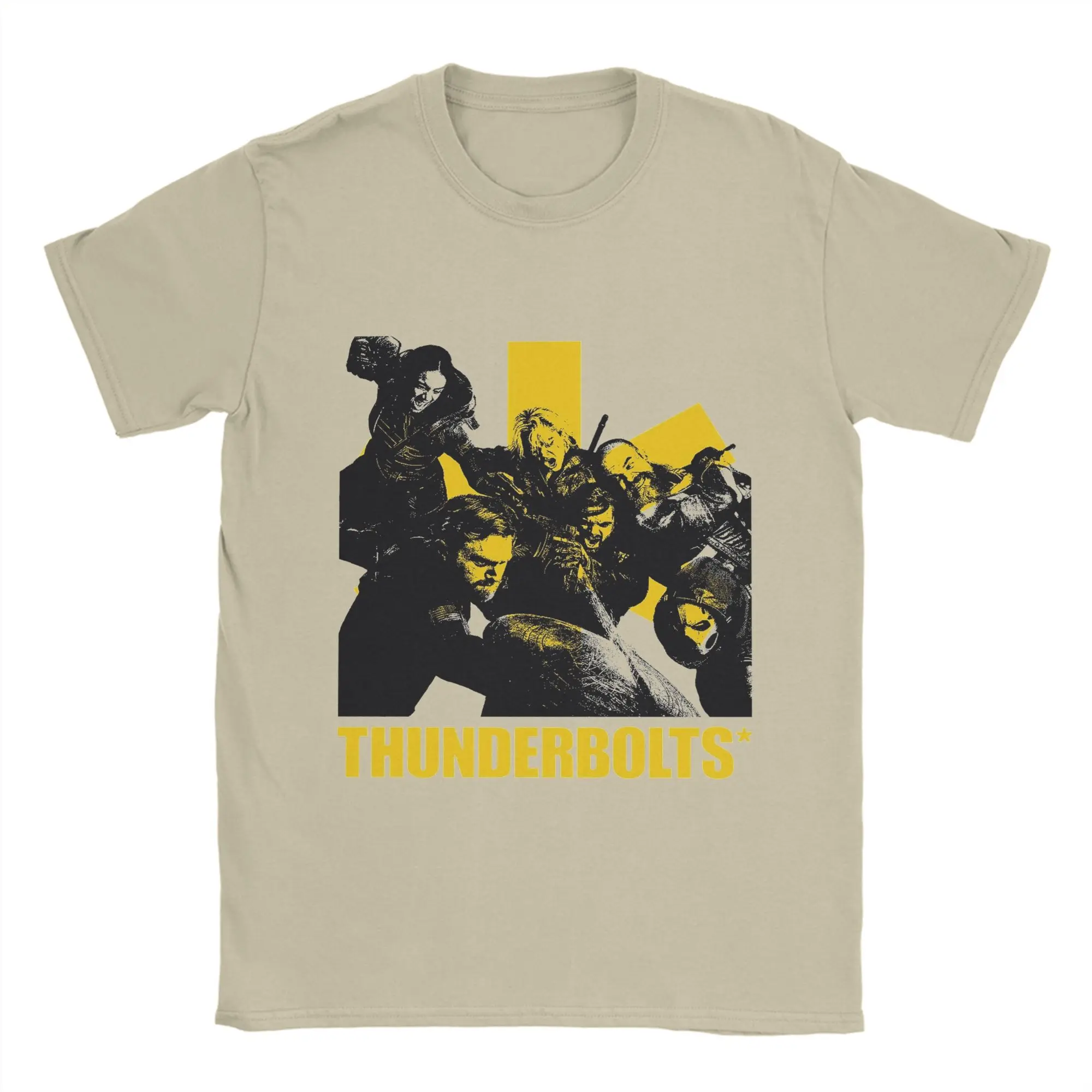 

Men Thunderbolts Threshold Print T Shirts Cotton Clothing Vintage Short Sleeve Crewneck Tee Shirt Graphic Printed T-Shirt
