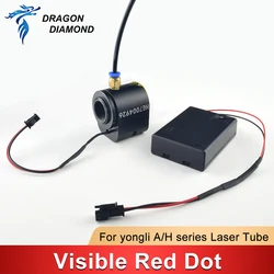 DRAGON DIAMOND Yongli seria H/A czerwona kropka Assist używana do Yongli rura laserowa regulująca ścieżkę światła