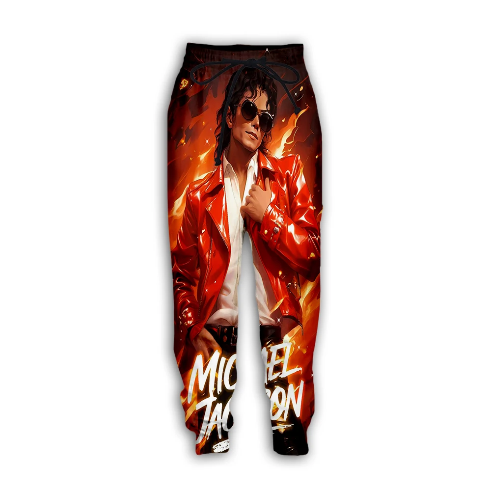 

NewFashion Singer Legend Musician Michael Jackson Vintage Harajuku Sweatpants 3DPrint Streetwear Joggers Pants Casual Trousers Q