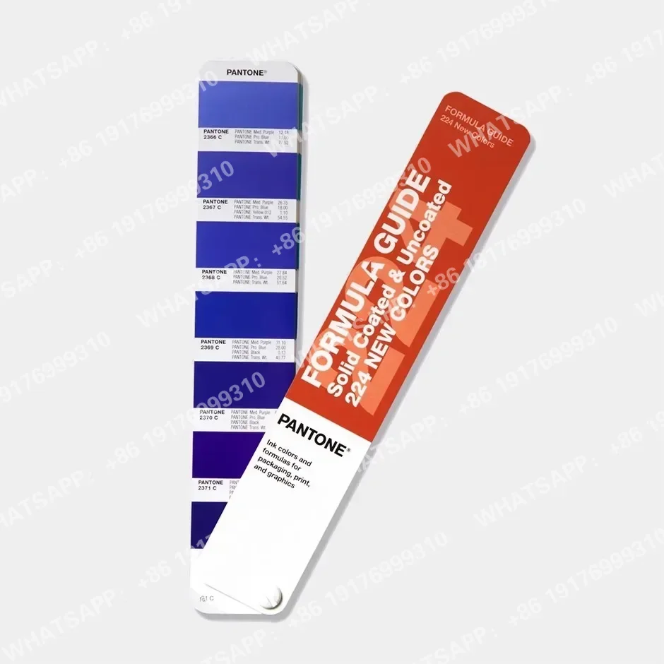 Guía de Fórmulas Pantone, Libro de Colores Sólidos y No Sólidos GP1601B--SUPL, Guía de Colores